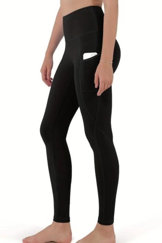 Leggings With Pockets For Women,High Waist Tummy Control Workout Yoga Pants