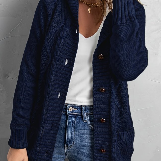 Oversized Hooded Cardigan for Women – Cozy & Effortless Style