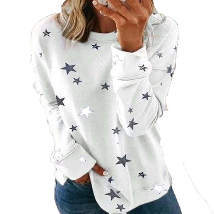 Women's Fashion Loose Solid Color Long Sleeve Casual Pullover Top Hooded Sweatshirt