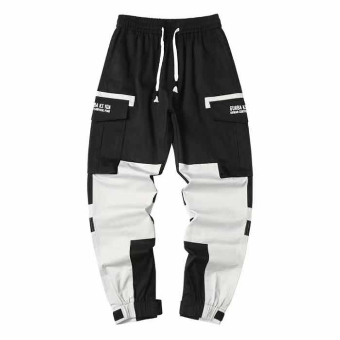 Men's Pure Cotton Street Fashion Loose Casual Cargo Pants