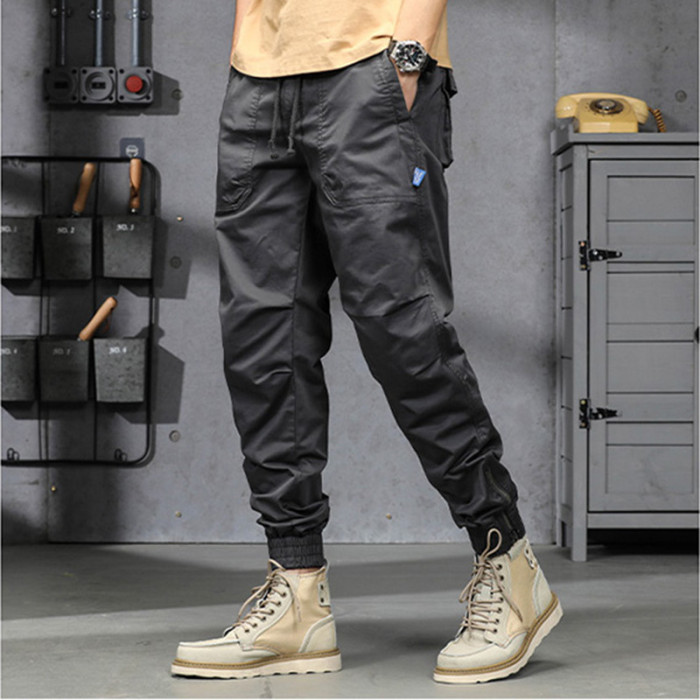 Men's Fashionable Loose Multi-Pocket Casual Stretch Cargo Pants