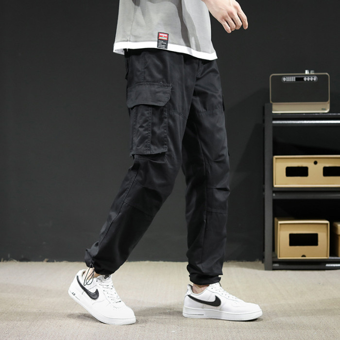 Men's Loose Outdoor Pocket Straight Plus Size Casual Cargo Pants