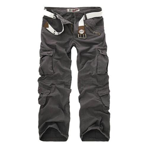 Men's Camouflage Jogging Casual Cotton Multi-Pocket Men's Cargo Pants