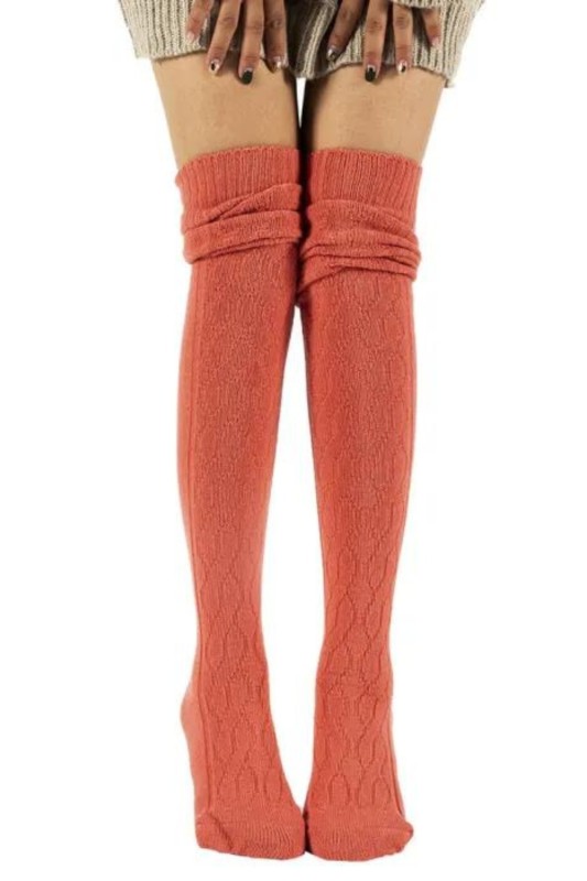 Women's Fashion Extra Long Over-the-Knee Knitted Socks