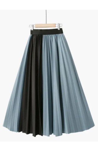 Fashionable Stretch High Waisted Solid Color Mid-Length Retro Elegant Skirt