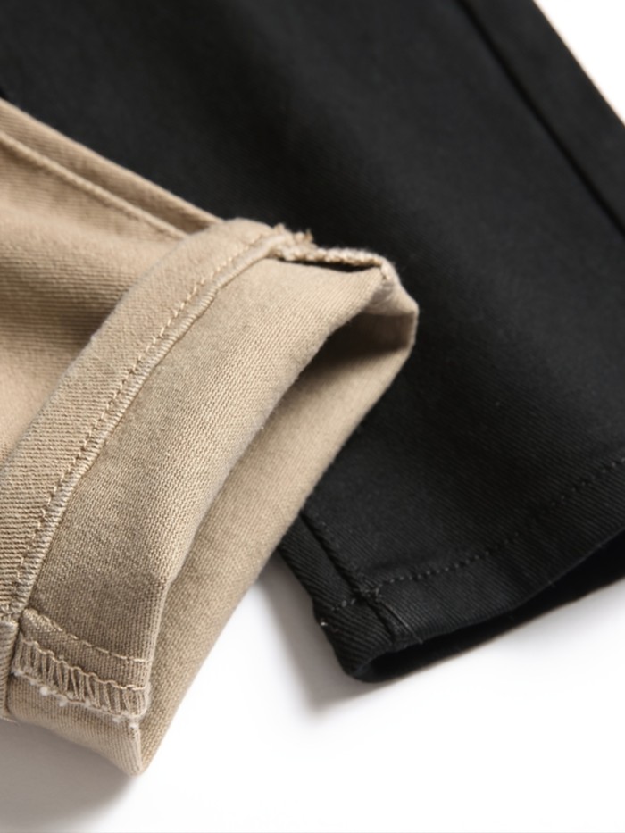 Men's Trendy Color Matching Denim Jeans Versatile Washed Jeans Best Sellers