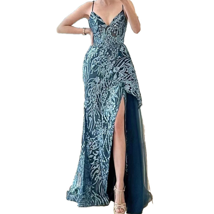 Fashionable and Elegant Party Sexy Slim Evening Dress