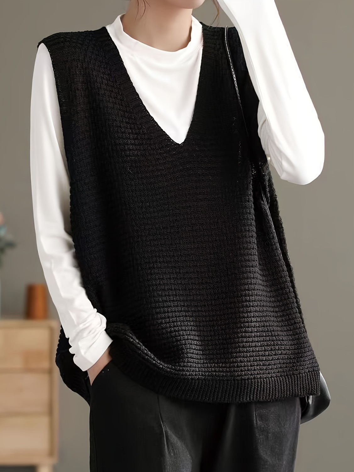 Knitted Vest main image 0