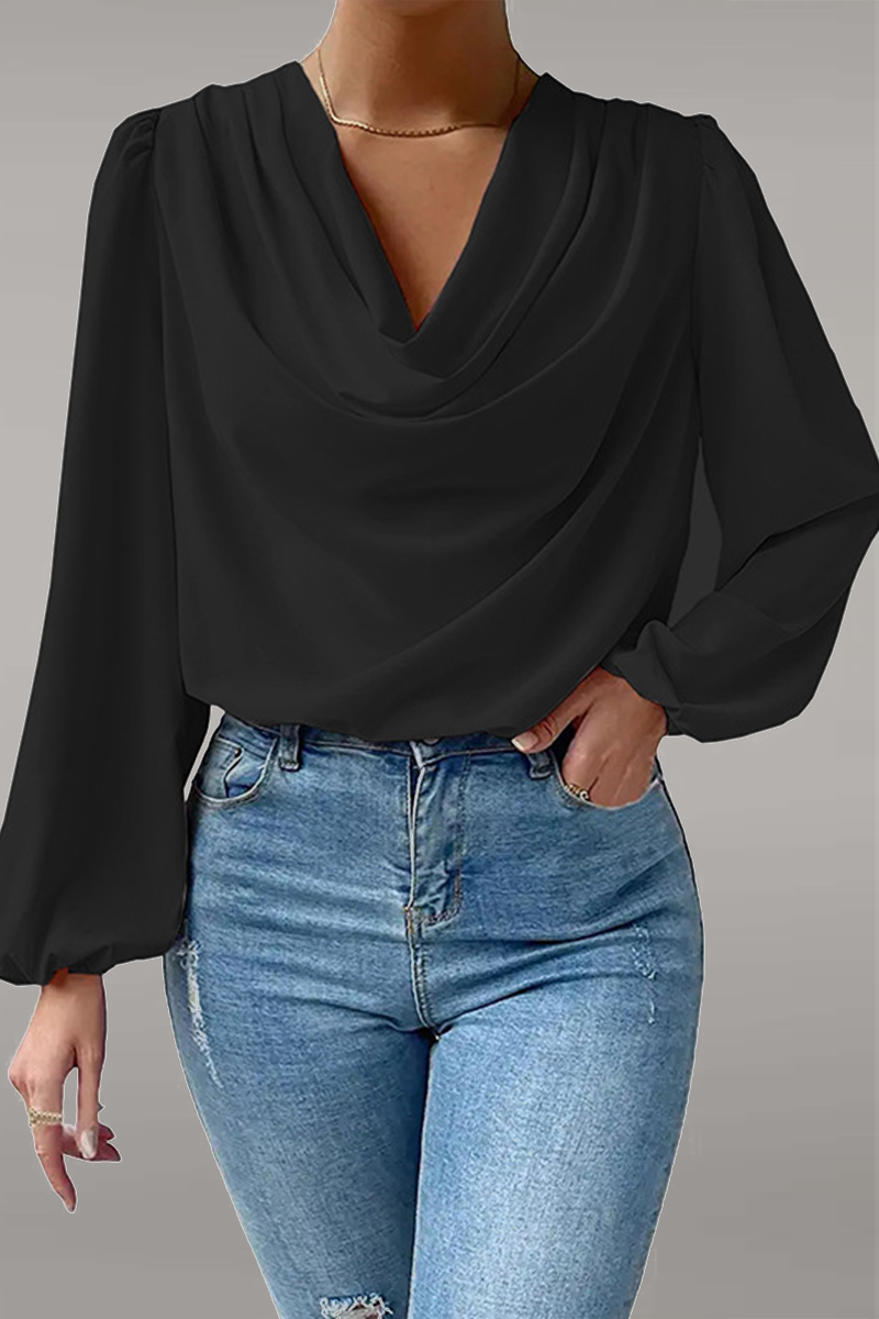 Multicolor Patchwork Knit Long Sleeve Top for Casual Wear