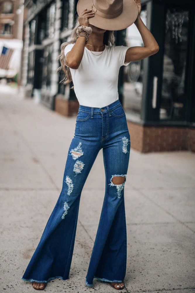 Take It All Back Flare Jeans