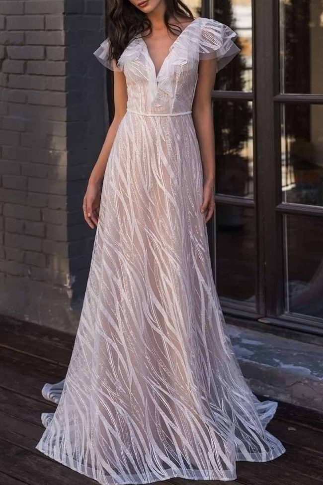 Elegant Solid Patchwork V Neck Evening Dress