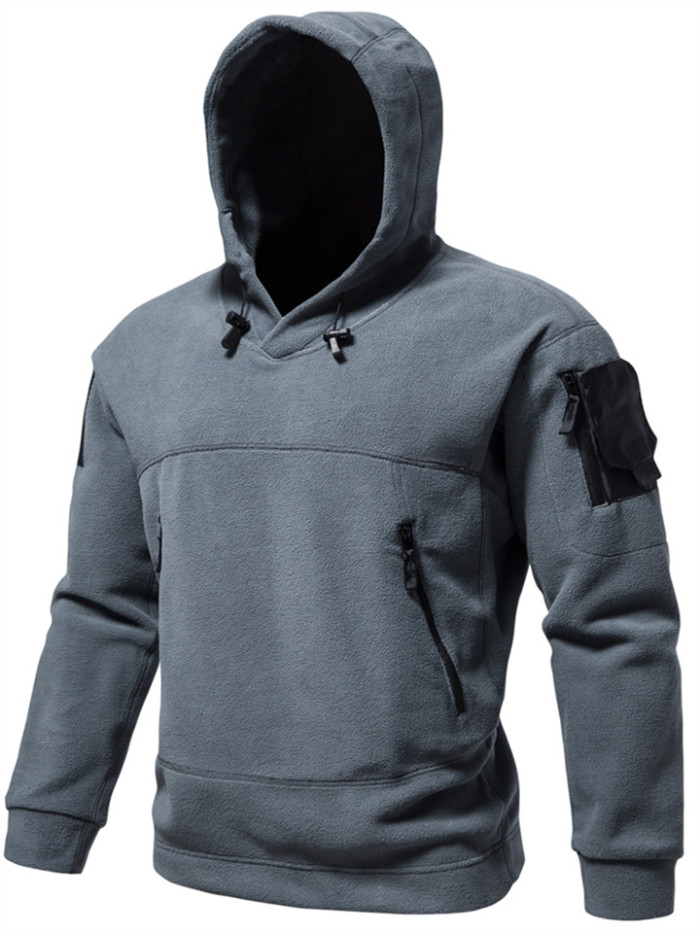 New Hooded Fall and Winter Outdoor Outwear Men's Comfortable Casual Commuter Wind Sweatshirt Men's Clothing