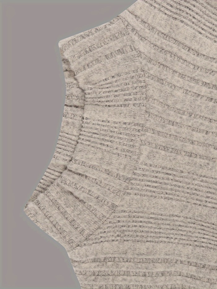 Swiss Dot Contrast Mesh Splicing Dress, Elegant Long Sleeve Dress For Spring & Fall, Women's Clothing