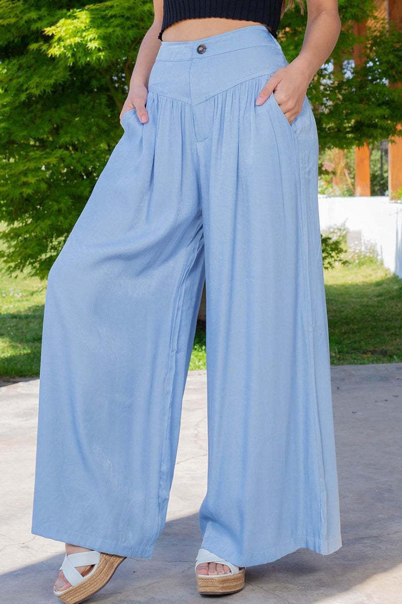 Casual Daily Lace Irregular Loose High Waist Bottoms main image 1