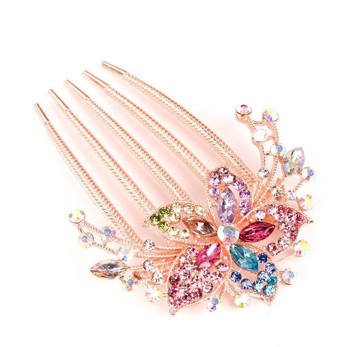 Elegant Rhinestone Hairpin Barrette For Women - Perfect Mother's Day Gift