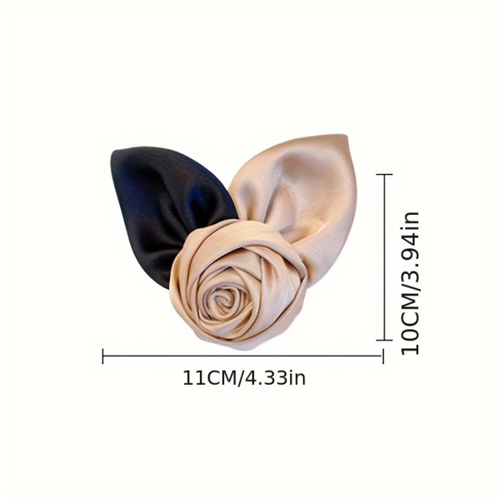 Exquisite Elegant Fresh Flower Spring Hair Clip, Color Block Unique Hair Clip, Women Girls Casual Party Outdoor Decors, Christmas Gift Photo Props Hair Accessories