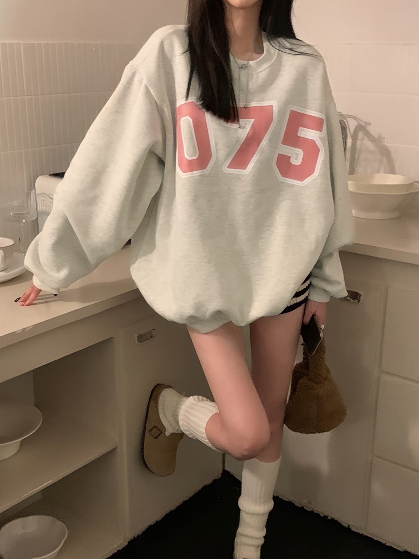 2025 Vrouwen Print Volwassen Unisex Crew Neck Sweatshirt