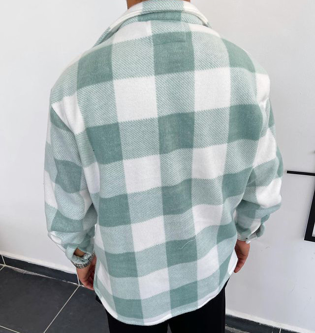 Checkerboard Long-sleeved Shirt/jacket