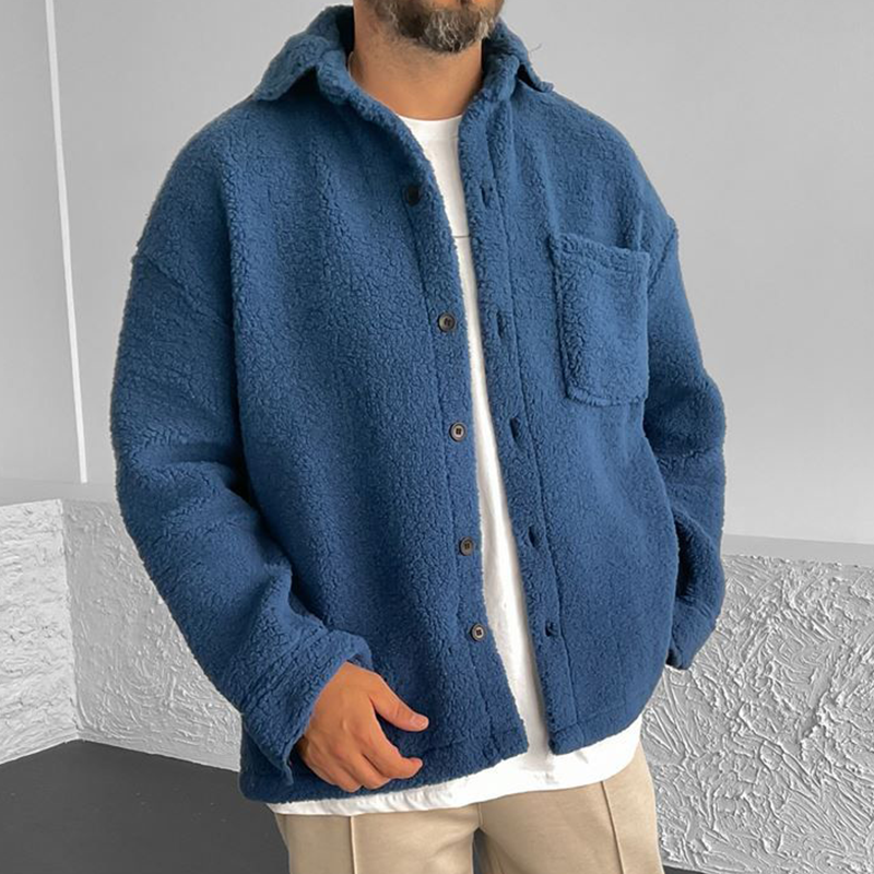 Men's Autumn & Winter Sherpa Minimalist Jacket