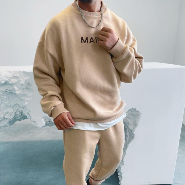 Retro Men's Casual Simple Maine Sweatshirt