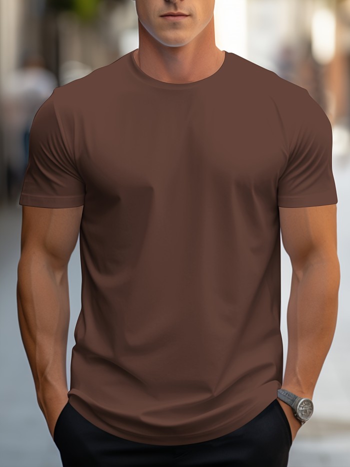 Fashion Summer Men's Slim Fit T-Shirt For Daily Casual Wear