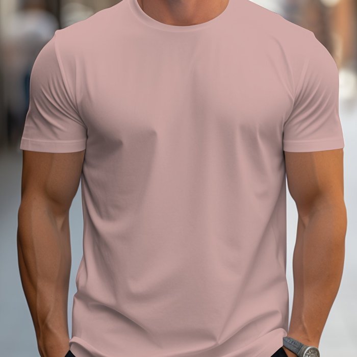 Fashion Summer Men's Slim Fit T-Shirt For Daily Casual Wear