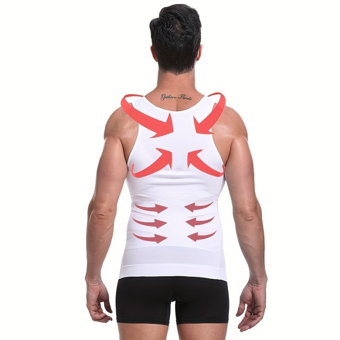 Slimming And Shaping Clothes, Vests, Shirts For Men, Abdomen Slimming