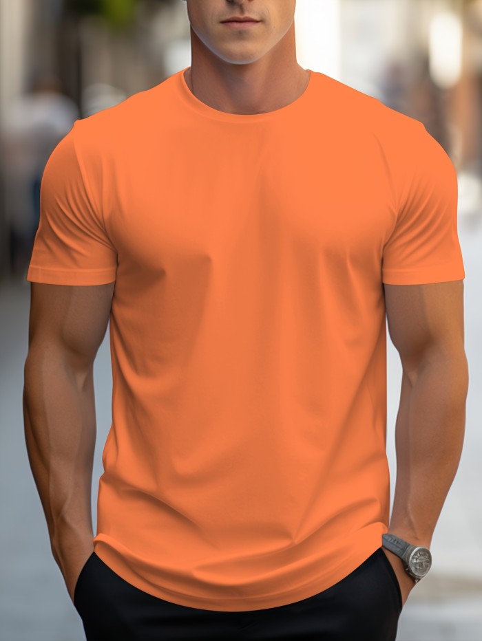 Fashion Summer Men's Slim Fit T-Shirt For Daily Casual Wear