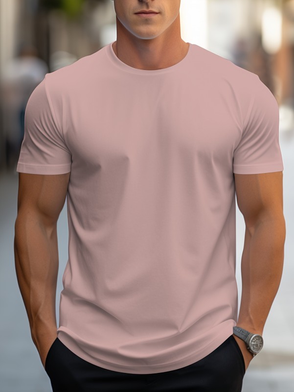 Fashion Summer Men's Slim Fit T-Shirt For Daily Casual Wear