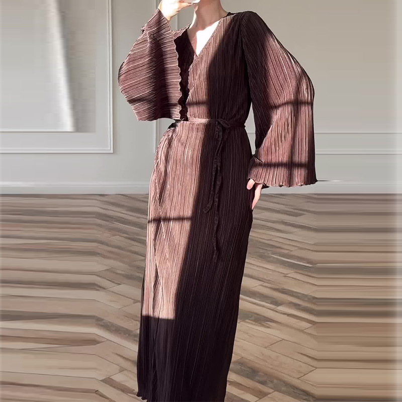 Long Bell Sleeves Chic Dresses main image 1