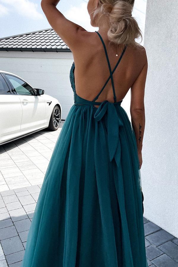 The Day We Met Pleated Backless Maxi Dress