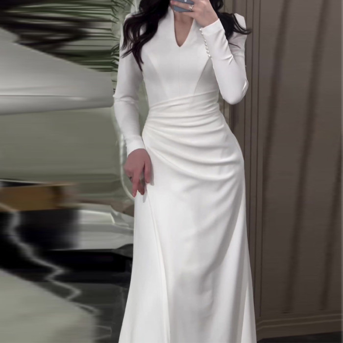 Women S Suspender Sexy Backless Full Swing Dress main image 1