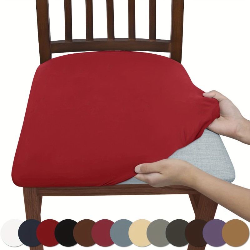 Simple Soft And Comfortable Chair Seat Cover, Dust-proof And Dirt-resistant Chair Slipcover