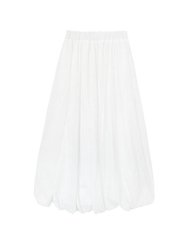 A-Line High Waisted Elasticity Solid Color Split-Joint Skirts