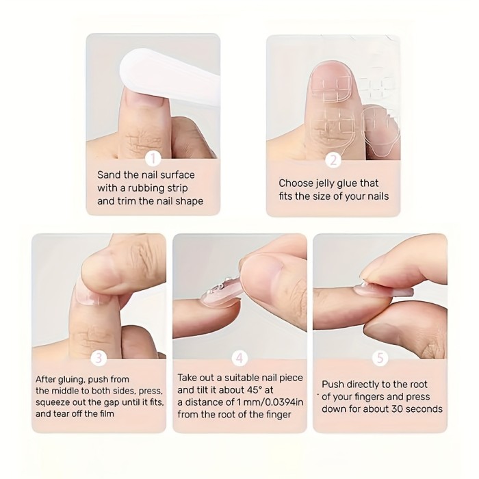 24pcs\u002Fset Red Flower False Nails Red Gradient Press On Nails, Glitter Medium-length Almond Fake Nails, Elegant False Nails For Women Girls