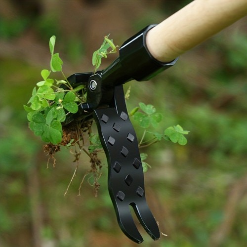 1pc Weeder, The Ultimate Stand Up Weed Puller Tool, No Bending, Pulling, Or Kneeling