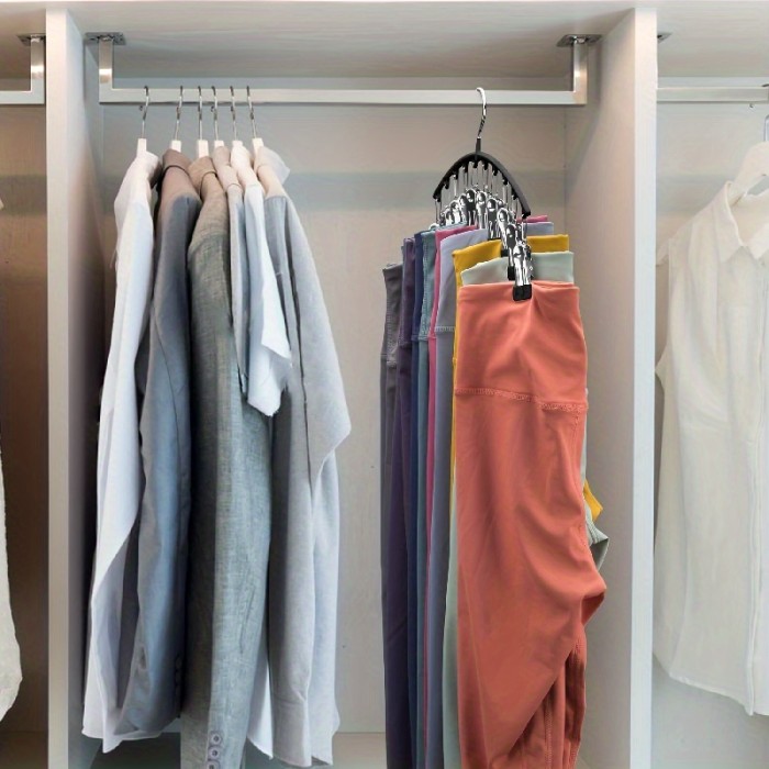 Hanging Rack Space-Saving Curved Hanger For Yoga Pants And Leggings