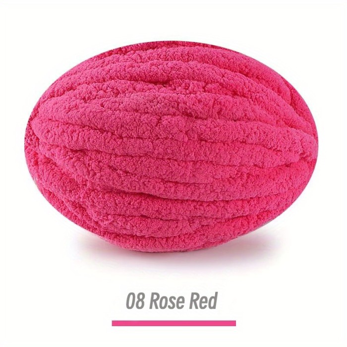 1roll Extra Thick Ice Bar Yarn Blanket Hand-woven DIY Line Large Chunky Chenille Cushion Pet Nest Line Iceland Scarf Hat Knitting Close