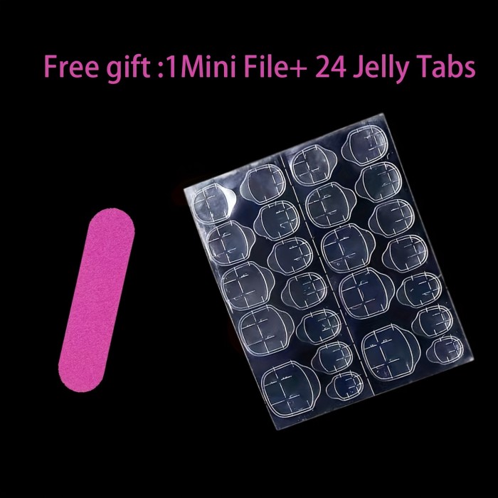 24pcs\u002Fset Red Flower False Nails Red Gradient Press On Nails, Glitter Medium-length Almond Fake Nails, Elegant False Nails For Women Girls