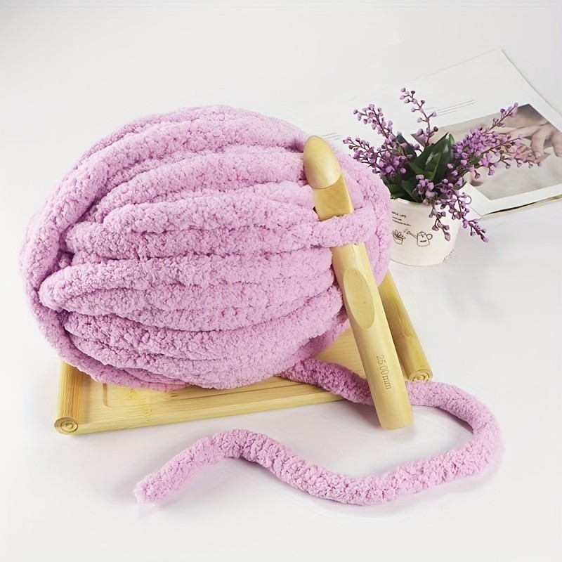 1roll Extra Thick Ice Bar Yarn Blanket Hand-woven DIY Line Large Chunky Chenille Cushion Pet Nest Line Iceland Scarf Hat Knitting Close
