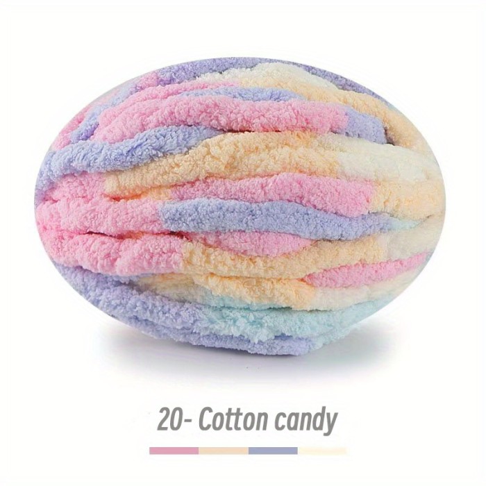 1roll Extra Thick Ice Bar Yarn Blanket Hand-woven DIY Line Large Chunky Chenille Cushion Pet Nest Line Iceland Scarf Hat Knitting Close