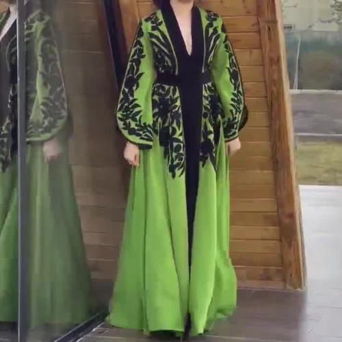 Women's Fashion Printed Loose Casual Elegant Maxi Dresses