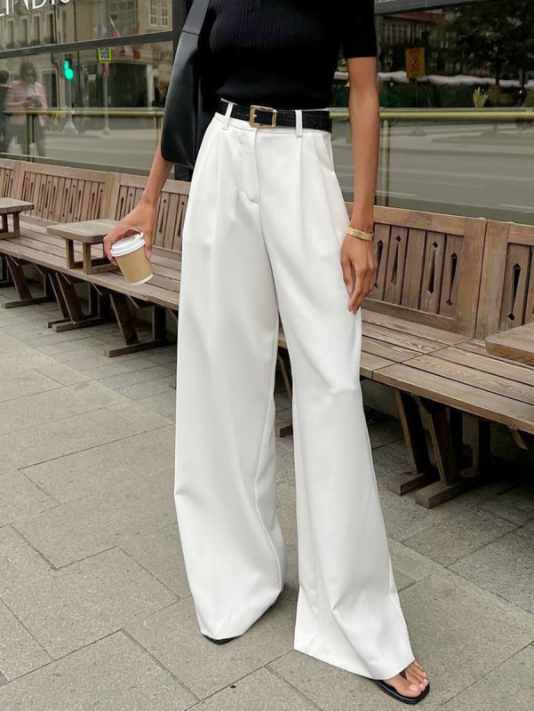 Women's Fashion High Waist Stylish Casual Loose Pants