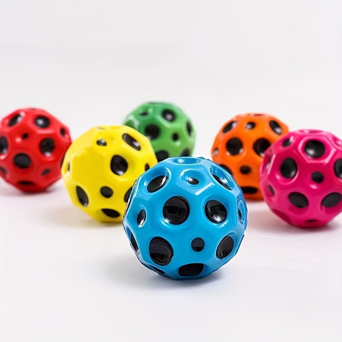 1pc Giant PU Space Ball - Super High Bouncing, Interactive, Decompressing, and Sensory Toy