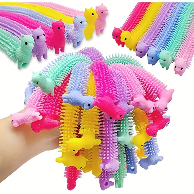 15 Pcs Elastic Fidget Toys, Upgrade Sensory Rope, Colorful Elastic Rope Fidget Toys