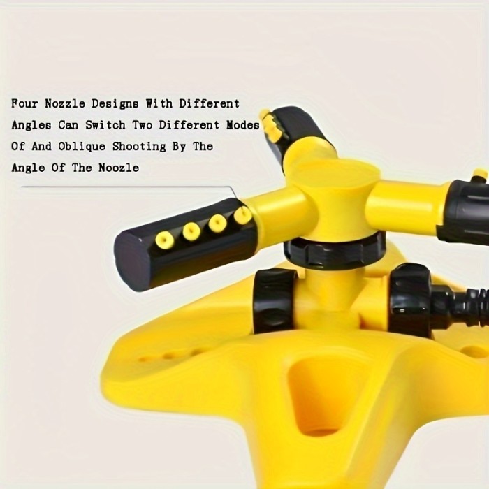 360° Automatic Lawn Sprinkler System - Precision-Adjusted 3-Arm Design