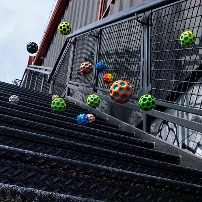 1pc Giant PU Space Ball - Super High Bouncing, Interactive, Decompressing, and Sensory Toy