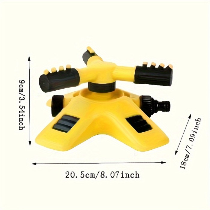 360° Automatic Lawn Sprinkler System - Precision-Adjusted 3-Arm Design