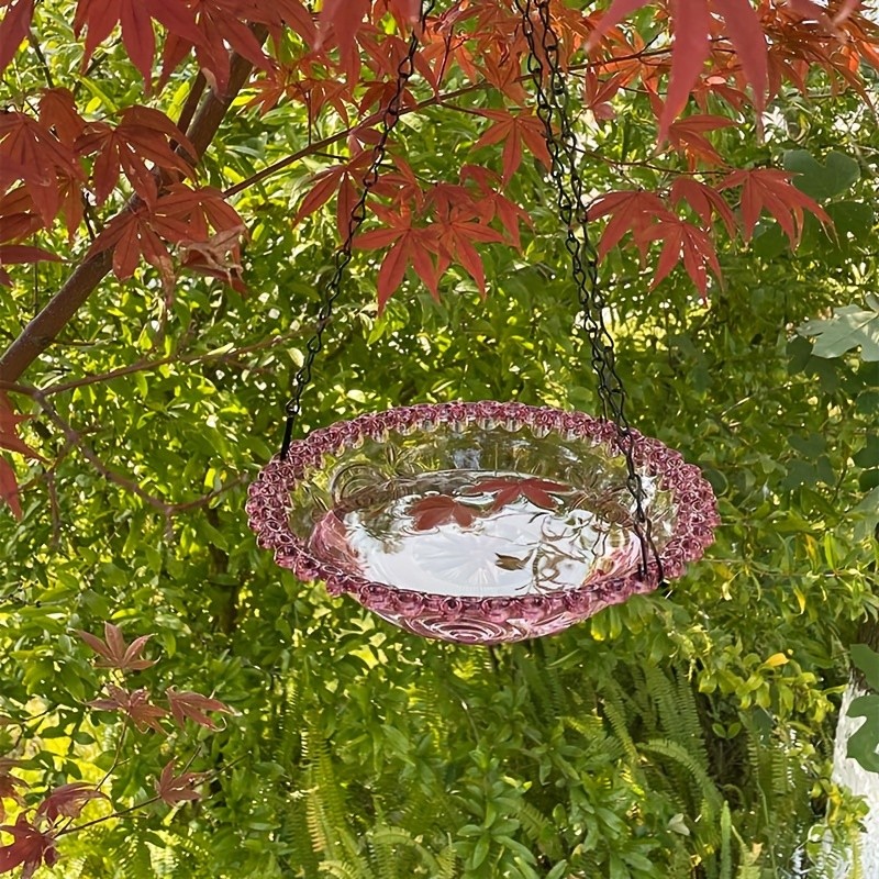 1pc Attractive Outdoor Hanging Bird Feeder - Durable, Easy-to-Clean Garden Decor