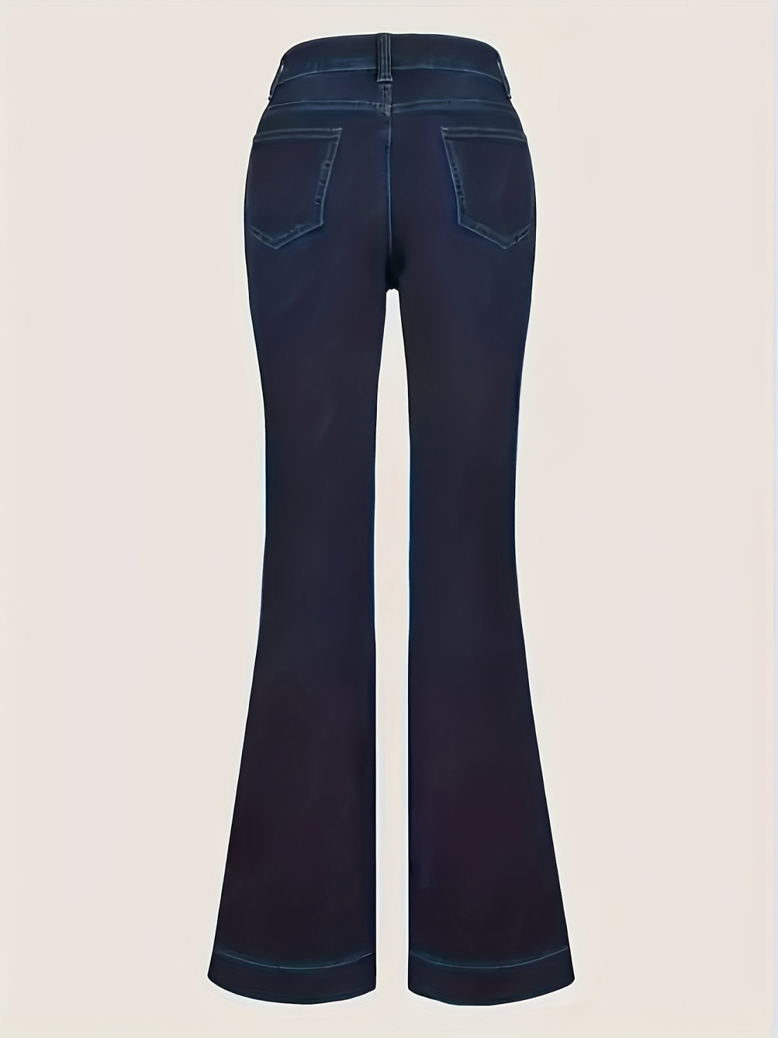 Jeans A Zampa Larga Roskiky Per Donna – Vita Alta, Stretch E Comodi Per Un Look Trendy!